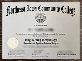 Get a NICC fake diploma, Fake Northeast Iowa Community College degree.