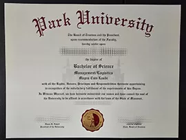 How to order a 100% copy Park University diploma?