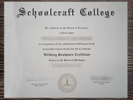 Can i get to buy Schoolcraft College fake degree?