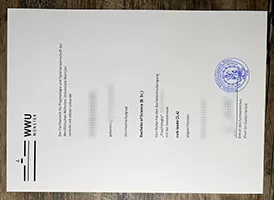 How long to buy Universität Münster fake certificate?