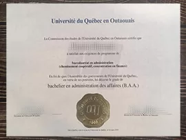 Fast to get the Université du Québec en Outaouais fake degree.