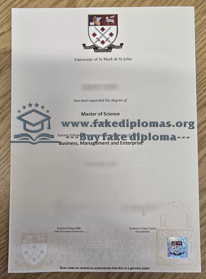 Buy Plymouth Marjon University fake diploma.