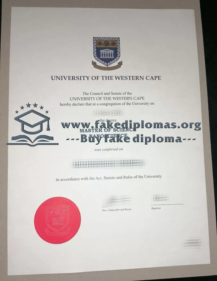 Buy a University of the Western Cape fake diploma, Fake UWC degree online.