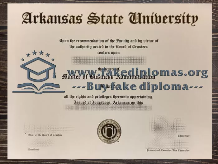 Get a Arkansas State University fake diploma, Fake ASU degree online.