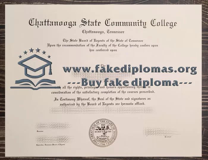 Buy a Chattanooga State Community College fake diploma.