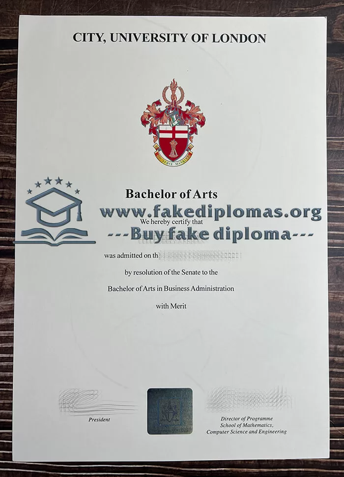 Get a City University of London fake diploma.