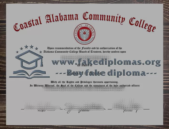 Buy a Coastal Alabama Community College fake diploma.