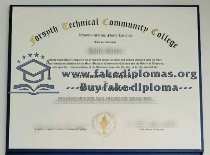 Get a Forsyth Technical Community College fake diploma.