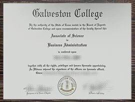 Can i purchase a Galveston College degree online?