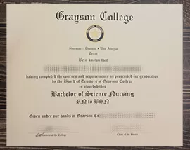 Where can i get to buy Grayson College diploma?