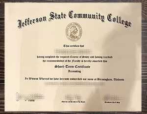 I want to buy Jefferson State Community College degree.