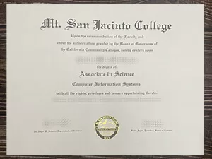 How do i buy Mt. San Jacinto College fake degree?