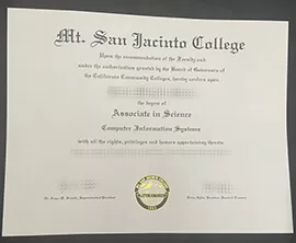 How do i buy Mt San Jacinto College fake degree?