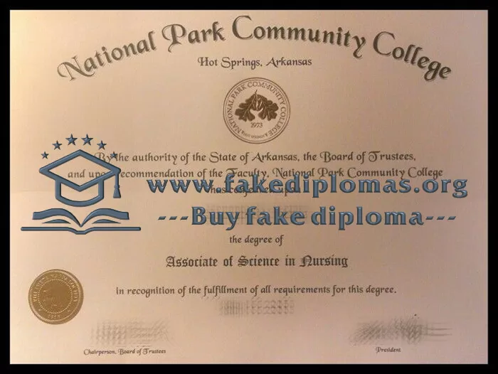 Buy a National Park Community College fake diploma.