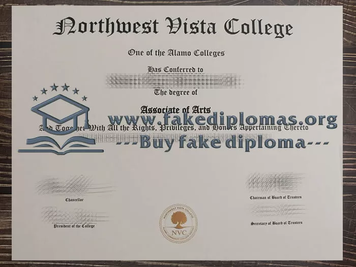 Get Northwest Vista College fake degree online, Make a Northwest Vista College certificate.