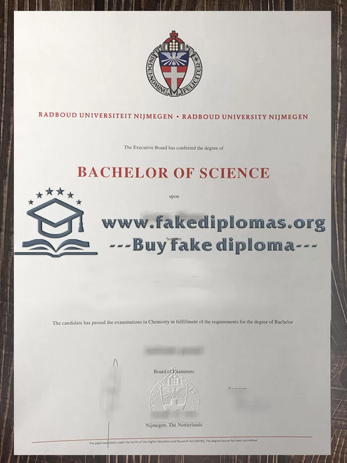 Buy a Radboud University Nijmegen fake degree.