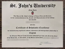 Where to buy St. John’s University fake diploma online?