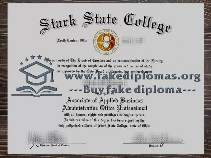 Purchase a Stark State College fake diploma online.