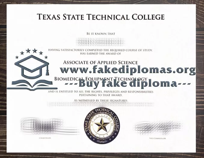 Buy Texas State Technical College fake diploma, Fake TSTC degree online.