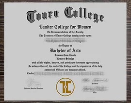 How to order a 100% copy Touro College diploma?