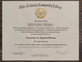 Where to buy Wake Technical Community College fake diploma?